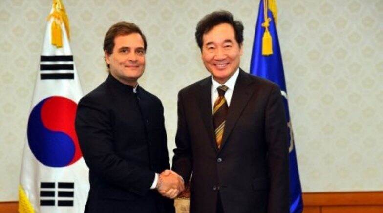Rahul Gandhi Meets South Korea PM Lee Nak-Yon as Part of Official Delegation, Shares Visuals