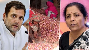 'Nirmala Sitharaman Incompetent, Her Job Not to Tell Nation What to Eat': Rahul Gandhi Furthers Tirade Against FM Over Onion Remark