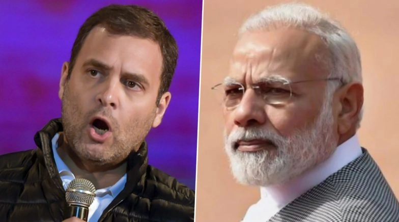 Rahul Gandhi Takes a Dig at PM Narendra Modi Over Madhya Pradesh Political Crisis