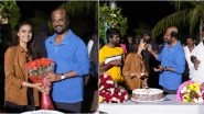 Thalaivar 168: Rajinikanth and Team Celebrate Keerthy Suresh's National Award Win on the Sets (View Pics)