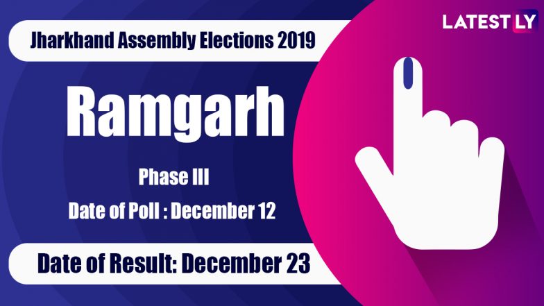 Ramgarh Vidhan Sabha Constituency Result in Jharkhand Assembly Elections 2019: Mamta Devi of Congress Wins MLA Seat