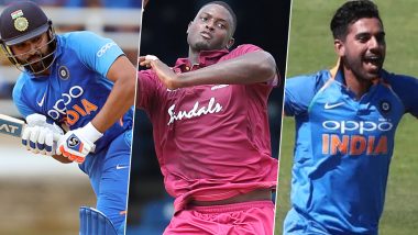 India vs West Indies, 1st T20I 2019, Key Players: Rohit Sharma, Jason Holder, Deepak Chahar and Other Cricketers to Watch Out for in Hyderabad