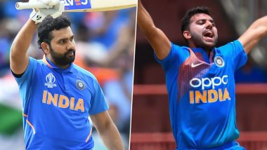 Year Ender 2019: From Rohit Sharma's Five World Cup Centuries to Deepak Chahar's Best Bowling Figures in T20Is, Here's A Look at Prestigious Records Made By Indian Cricketers This Year