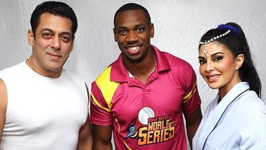 Salman Khan and Jacqueline Fernandez Are Elated to Meet Ace Sprinter Yohan Blake, Teach him Bollywood Dance Steps! (View Pics)