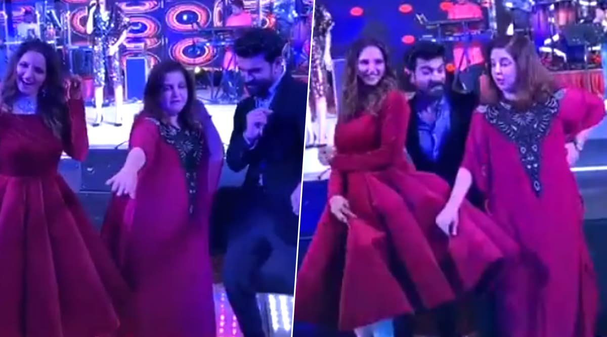 Saniya Mirza Sister Xxx Video - Ram Charan, Farah Khan and Sania Mirza Dance Like No One's ...