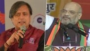 Shashi Tharoor Takes Jibe at Amit Shah's 'Congress Responsible For Partition' Remark, Says 'He Didn&rsquo;t Pay Attention in History Class'