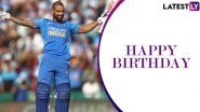 Happy Birthday Shikhar Dhawan: Top 5 Knocks by 'Gabbar' As He Turns 34