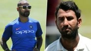 Shikhar Dhawan Trolls Cheteshwar Pujara for His Running Between the Wickets After Latter Posted Video of His Wicket in Ranji Trophy 2019&ndash;20