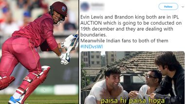 India vs West Indies 1st T20I 2019:  Twitterati Share Funny Memes, Assume Windies Batsmen Playing With IPL 2020 Auctions in Mind