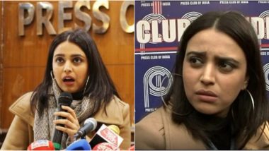 Swara Bhasker Questions the Actions Of UP Police Against Anti-CAA Protestors, Makes a Powerful Statement in This Viral Video