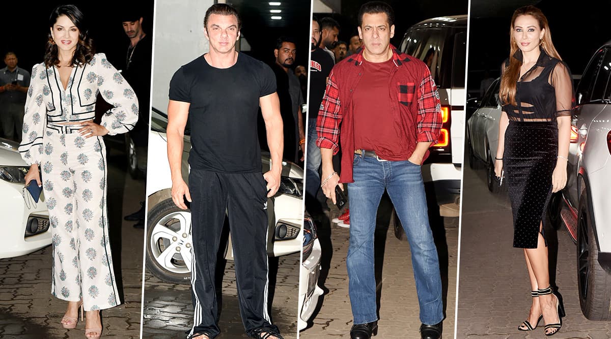 sunny leone, salman khan, iulia vantur and others make a stylish