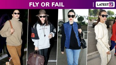 Fly or Fail: Deepika Padukone, Kareena Kapoor Khan, Karisma Kapoor, Kiara Advani Give Lessons in Keeping It Monochrome Chic!