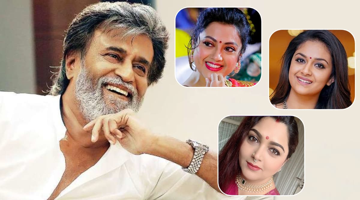 Thalaivar 168 Cast: Meena, Keerthy Suresh, Khushbu Join Rajinikanth Starrer; View Pics from Puja Ceremony Thalaivar 168 Cast: Meena, Keerthy Suresh, Khushbu Join Rajinikanth Starrer; View Pics from Puja Ceremony