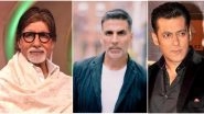 Most Tweeted Handles in Entertainment 2019 Male: Amitabh Bachchan, Akshay Kumar, Salman Khan & Other Top Male Twitter Profiles in India&nbsp;&nbsp;