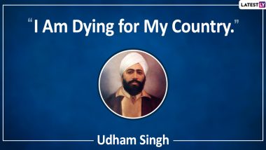 Udham Singh Quotes & HD Images to Observe Indian Revolutionary's 120th Birth Anniversary