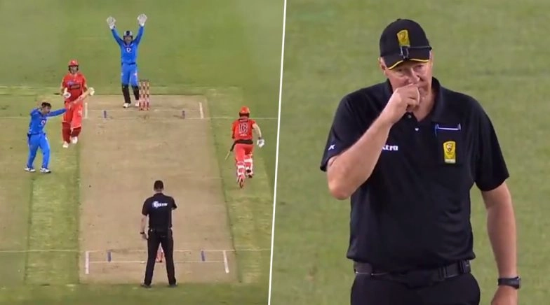 Umpire's Uncertain Decision on Rashid Khan’s LBW Appeal Leaves Everyone Baffled