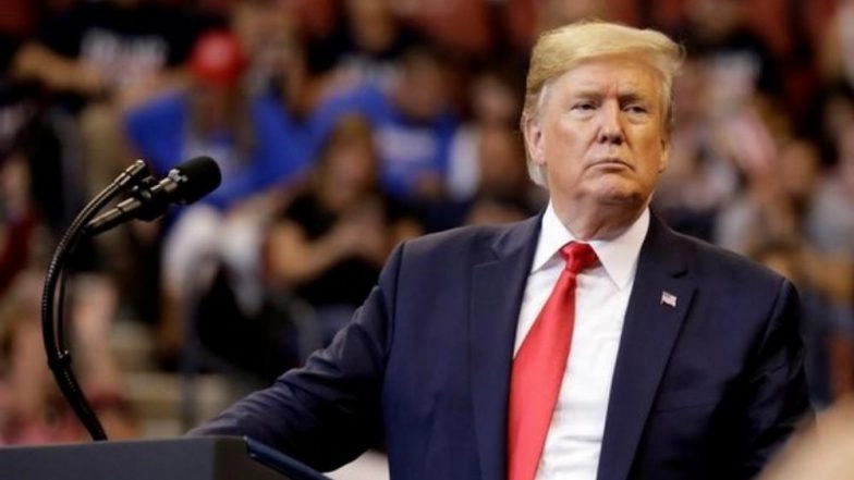 Donald Trump Met by Protesters, Supporters as He Tours Area Damaged by Kenosha Riots