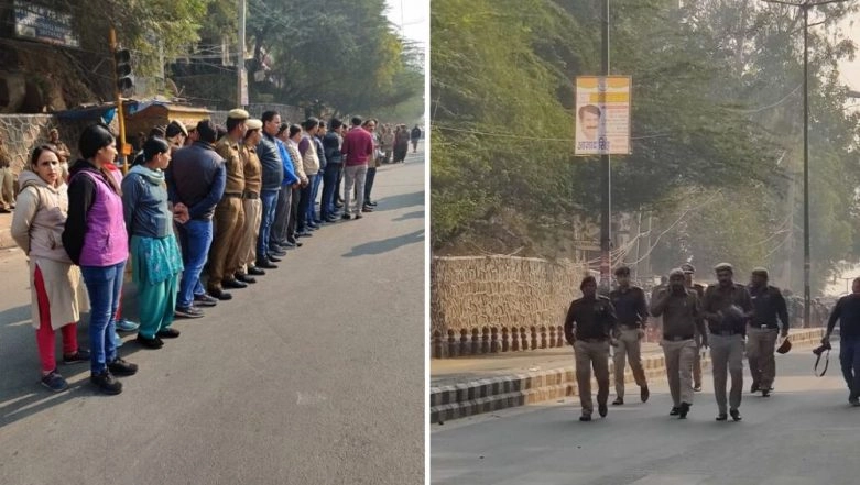 Students Hold Padayatra to Rashtrapati Bhawan, JNUSU Asks 'Why is Police So Afraid of Us?'   