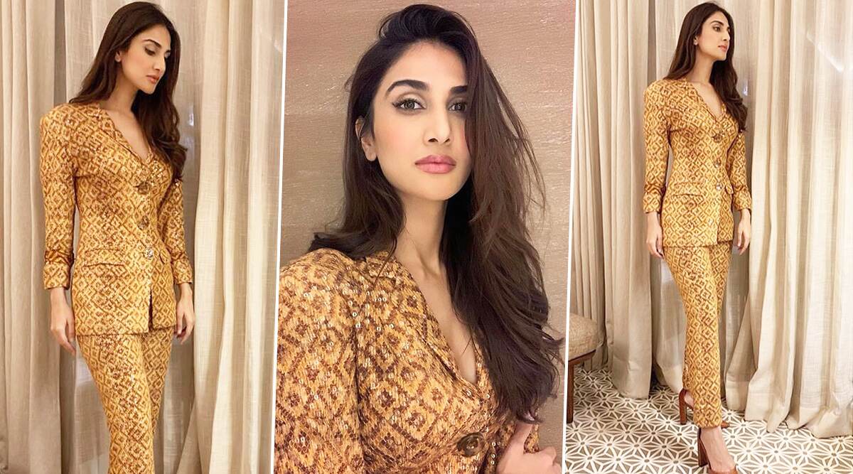 Vaani Kapoor in Nikita Mhaisalkar pantsuit