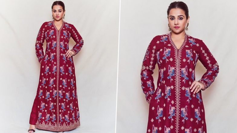 Yo or Hell No? Vidya Balan in Rs 110,000 Anita Dongre Set for FICCI Jaipur