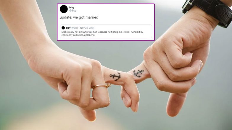 Man Tweets About Meeting a Hot 'Jalepeno' Girl, Come Backs to Twitter After 10 Years to Update They Are Married!
