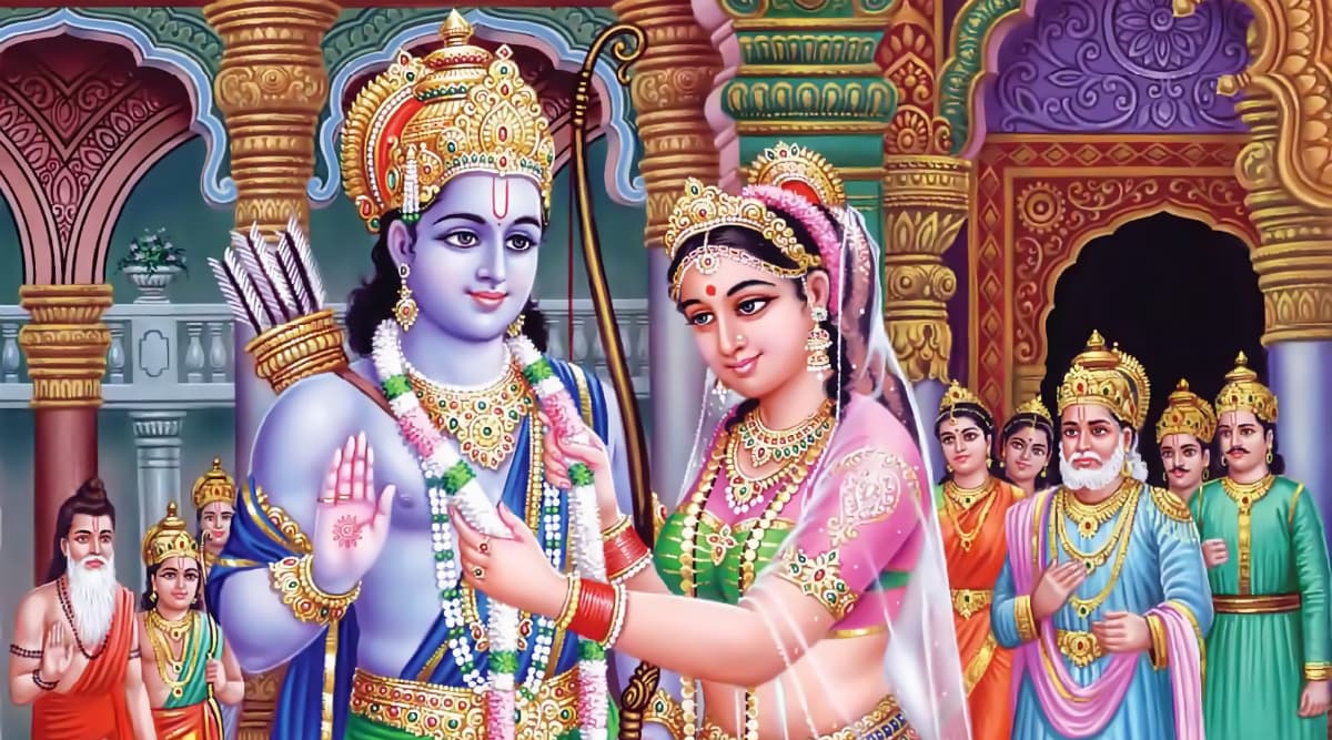 god wallpaper free download Ram sita vivah photo  Ram sita photo Rama  image Rama sita