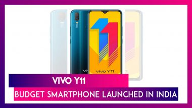Vivo Y11 Budget Smartphone With 5,000mAh Battery & 6.35-inch Notch Display Launched In India; Features, Variants & Specifications