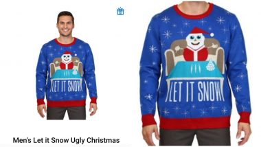 Walmart Sells Christmas Sweater With Santa Claus Doing Cocaine! Company Apologises After Facing Backlash (View Pic)