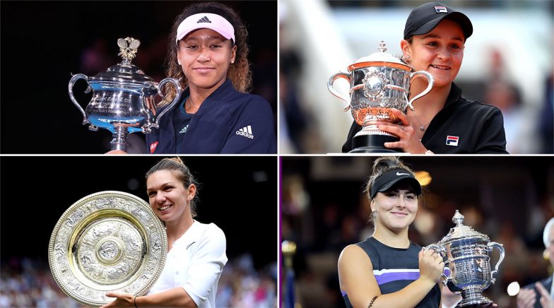 Year Ender 2019 in Tennis: Osaka, Barty, Halep and Andreescu Leave Their Mark at Year's Grand Slams in Women's Singles
