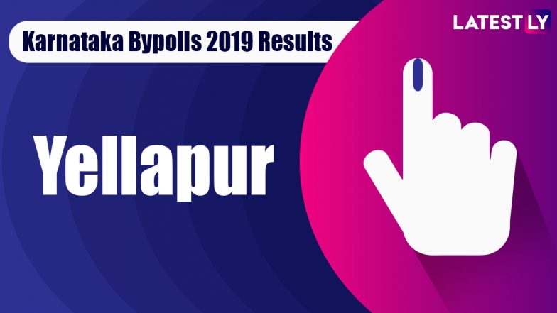 Yellapur Bypoll 2019 Result For Karnataka Assembly: Arabail Hebbar Shivaram of BJP Wins MLA Seat