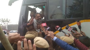 Yogendra Yadav Detained by Delhi Police At Red Fort During Anti-Citizenship Amendment Act Protest