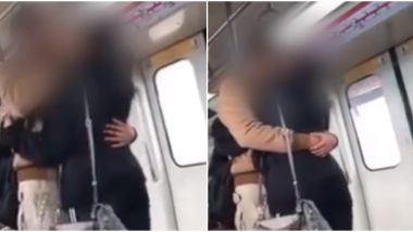 Young Couple Caught Kissing in Delhi Metro, Viral Video Receives Mixed Reactions on Twitter