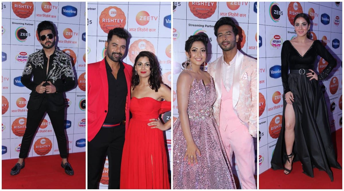 Шраддха Арья на Zee Rishtey Awards. Апара Мехта. Sriti Jha with entire Star Cast of Kumkum Bhagya at Zee Rishtey Awards nomination Party 2019. Рохит Сучанти и айшвария Кхаре.