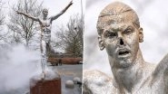 Zlatan Ibrahimovic&rsquo;s Statue Vandalised Again As Angry Malmo Fans Cut Off Its Nose (See Shocking Pics)