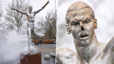 Zlatan Ibrahimovic’s Statue Vandalised Again As Angry Malmo Fans Cut Off Its Nose (See Shocking Pics)