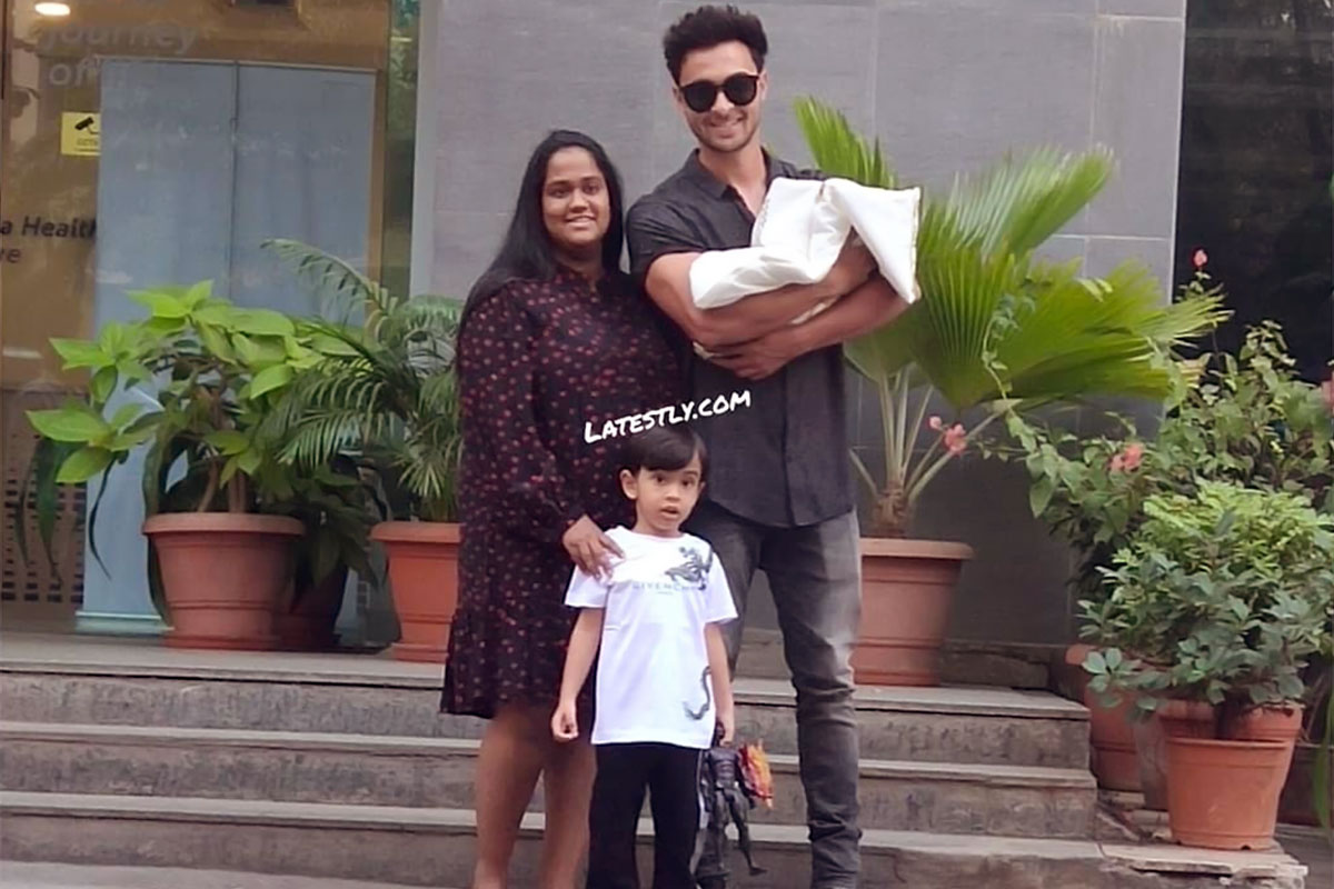 Aayush Sharma and Arpita Khan Sharma Take Their Newborn Baby Girl Ayat ...