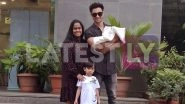 Aayush Sharma and Arpita Khan Sharma Take Their Newborn Baby Girl Ayat To Home (View Pic)