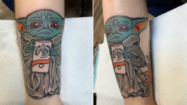 Baby Yoda Drinking White Claw Tattoo Infuriates Netizens Who Slam the Person for Ruining Their Precious Star Wars’ Character (View Pics)