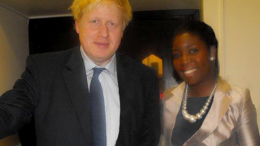 Well- known Influencer and Campaigner Sandy Idigbe Meets UK Prime Minister Boris Johnson to discuss social issues in Society and Woman in Politics