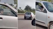 Hyderabad: 10-Year-Old Boy Seen Driving Car With Parents Sitting at The Back, Police Charge Just Rs 2000 After Video Goes Viral!