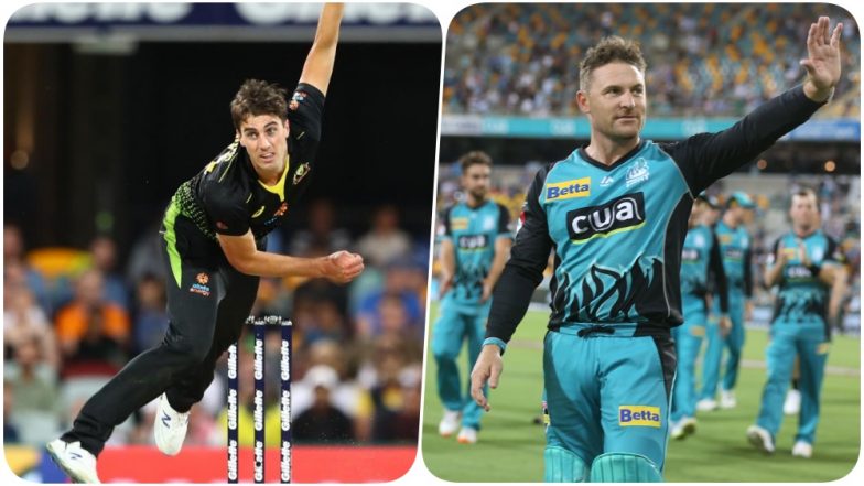 Pat Cummins Becomes the Most Expensive Overseas IPL Player; Australian Pacer Indulges into a Hilarious Exchange of Words with KKR Head Coach Brendon McCullum