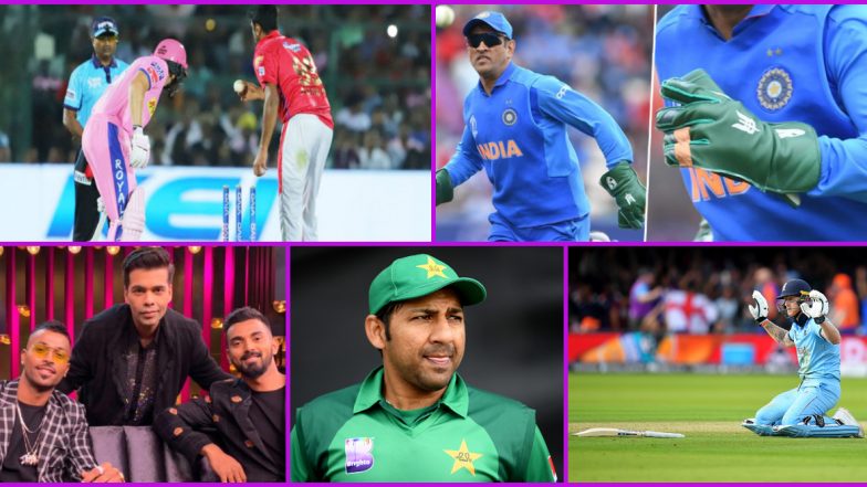 Year Ender 2019: From Ravi Ashwin's Mankading to MS Dhoni's Army Insignia Gloves, Controversies That Rocked Cricket This Year