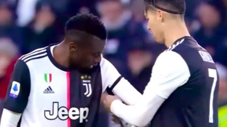 Cristiano Ronaldo Passes Captaincy Armband to Blaise Matuidi During Juventus vs Udinese, Serie A 2019-20; Impresses Netizens (Watch Video)