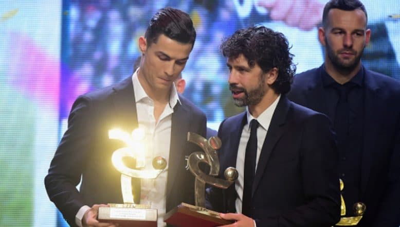 Cristiano Ronaldo Crowned With Serie A Player of the Year Award (View Pic)