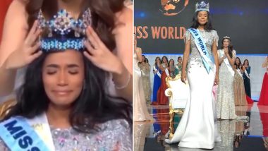 Miss World 2019 Crowning Moment: Miss Jamaica Toni-Ann Singh Wins the 69th Edition of the Beauty Peagant, Watch Video As Vanessa Ponce Places the Tiara!