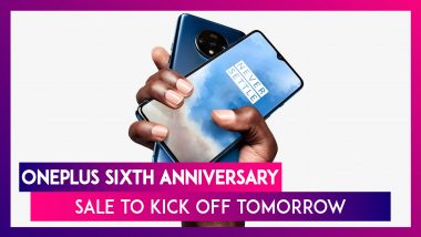 OnePlus Sixth Anniversary Sale Will Kick Off Tomorrow in India; Discounts Up To Rs 6,000 On OnePlus 7 Pro, OnePlus 7T & OnePlus 7T Pro