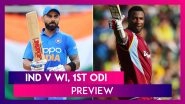 India vs West Indies, 1st ODI At Chennai Preview: Hosts India Seek Strong Start