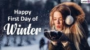 Happy First Day of Winter 2019 Wishes: WhatsApp Stickers, GIF Images, Facebook Greetings, Winter Solstice Quotes and Messages to Mark the Cozy Season