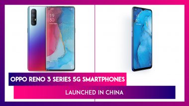 Oppo Reno 3 Series 5G Smartphones Launched in China; Prices, Variants, Features & Specifications
