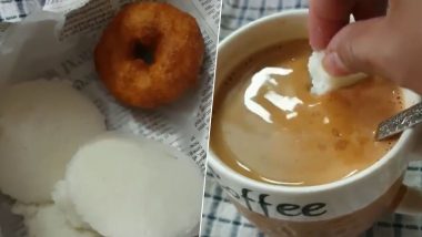 Someone Ate Idli Dipped in Chai and Desi Twitter Cannot Digest it! (Watch Video)